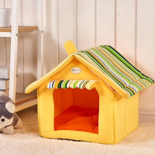 Striped Pet House/Bed