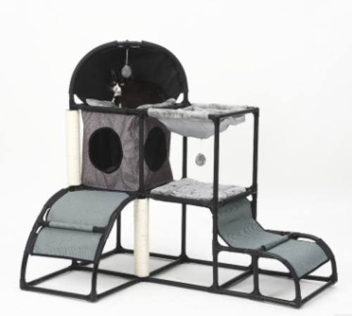 Cat Climbing/Scratching Toy Tower