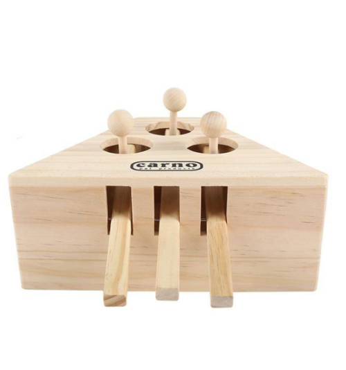 Wooden Cat Toy with Popup