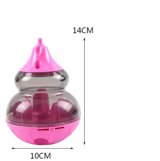 Dog leaking food ball toy