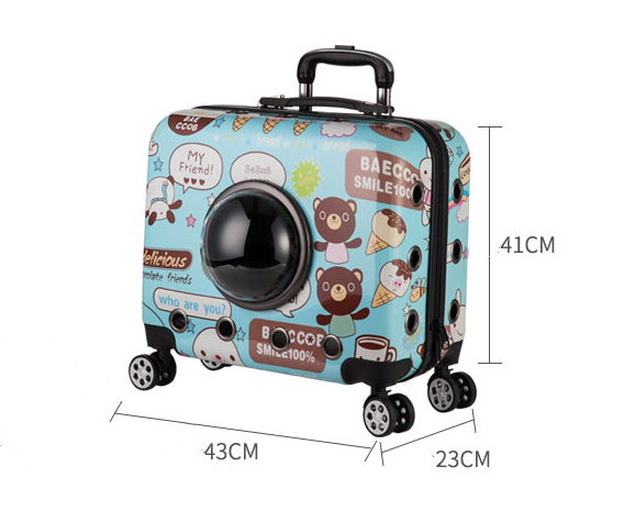 Pet 18 inch trolley case &amp; portable backpack