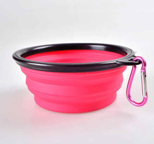 Folded Silicone Pet Bowl