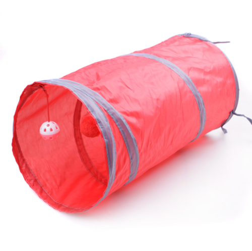 Cat 2-Way Foldable Tunnel 2x balls +bell