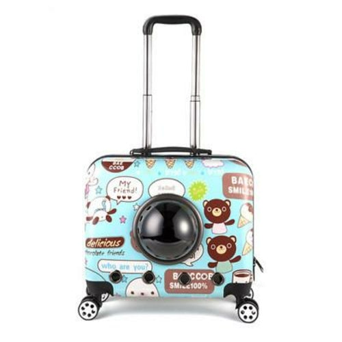 Pet 18 inch trolley case &amp; portable backpack