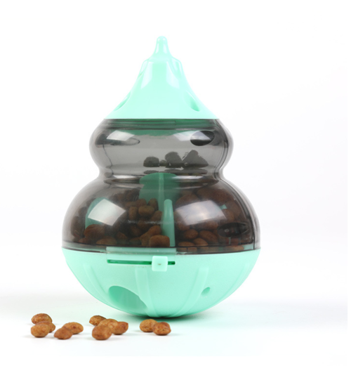 Dog leaking food ball toy