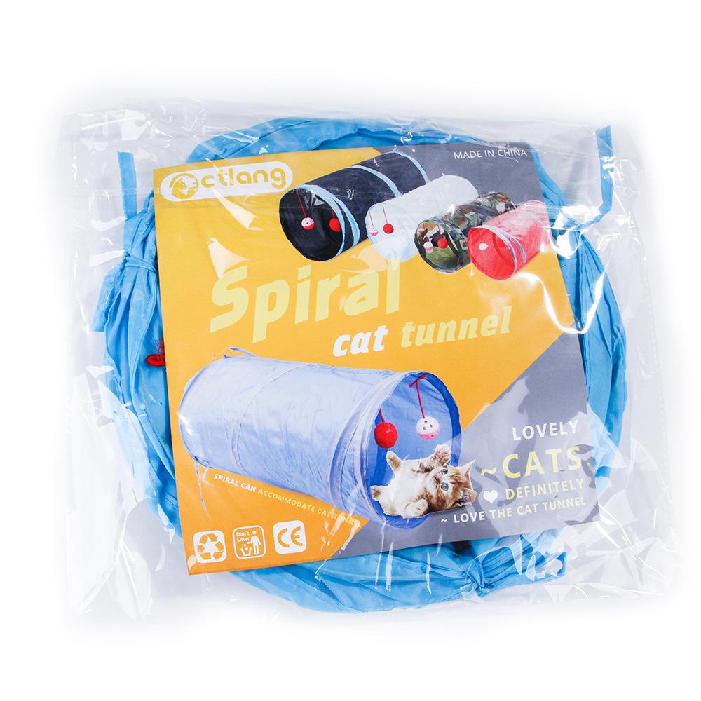 Cat 2-Way Foldable Tunnel 2x balls +bell