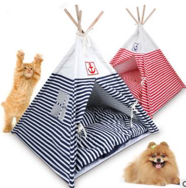 Pet Tent (Red stripe)