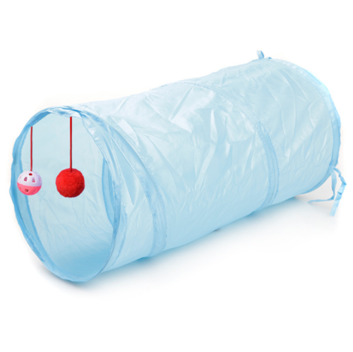 Cat 2-Way Foldable Tunnel 2x balls +bell