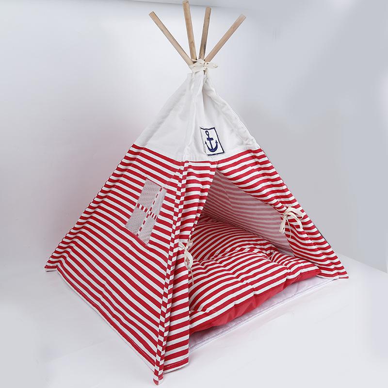 Pet Tent (Red stripe)
