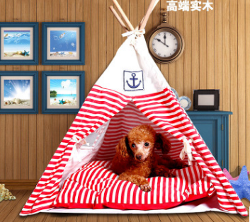 Pet Tent (Red stripe)