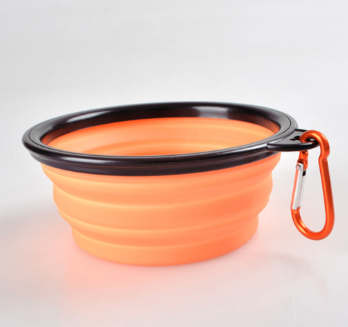 Folded Silicone Pet Bowl