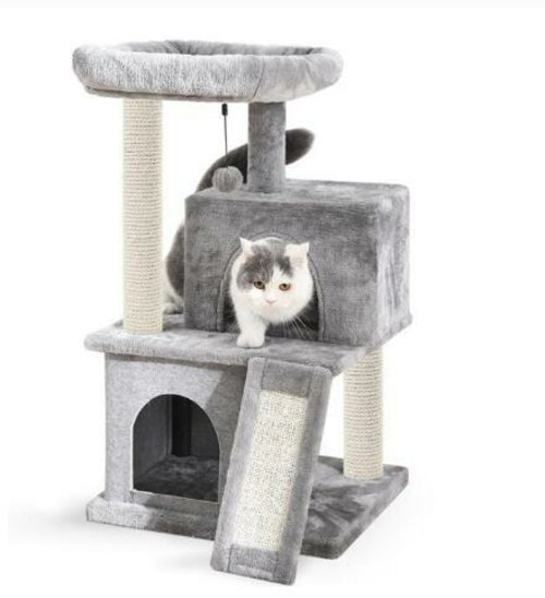 Cat Tower Scratcher Playhouse